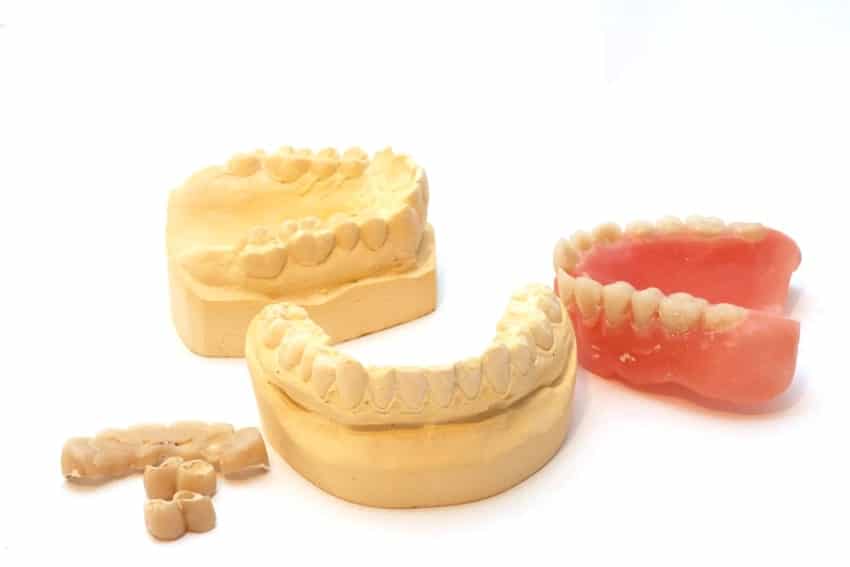 Set of denture molds
