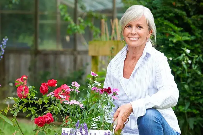 What Is Fulcruming, and Why It Matters for Your Dentures-min Mature woman gardening